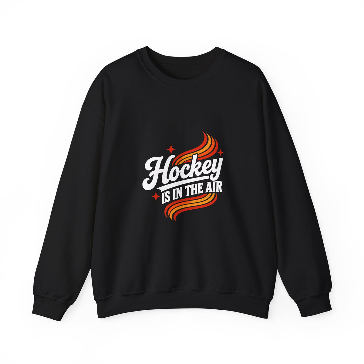 Hockey Is In The Air Retro Hockey Sweatshirt