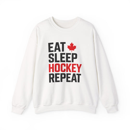 Eat Sleep Hockey Repeat Hockey Sweatshirt