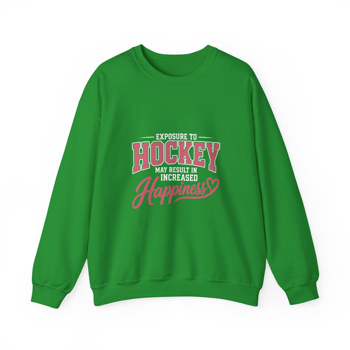 Hockey Happiness Crewneck Sweatshirt for Women