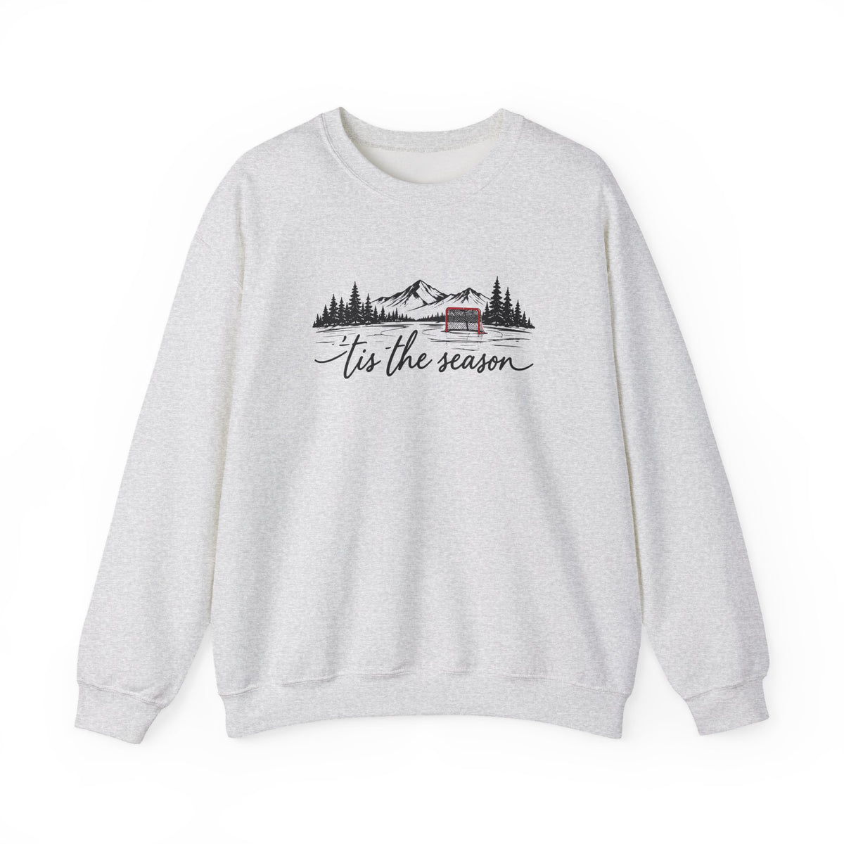 ’Tis the Season Pond Hockey Crewneck Sweatshirt