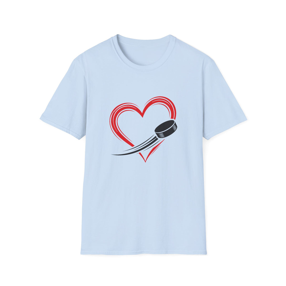 Heart Puck Hockey T-Shirt