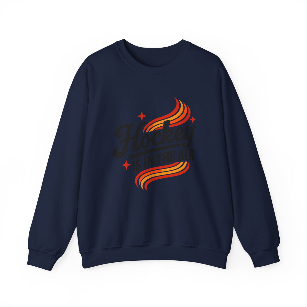 Hockey Is In The Air Retro Hockey Sweatshirt
