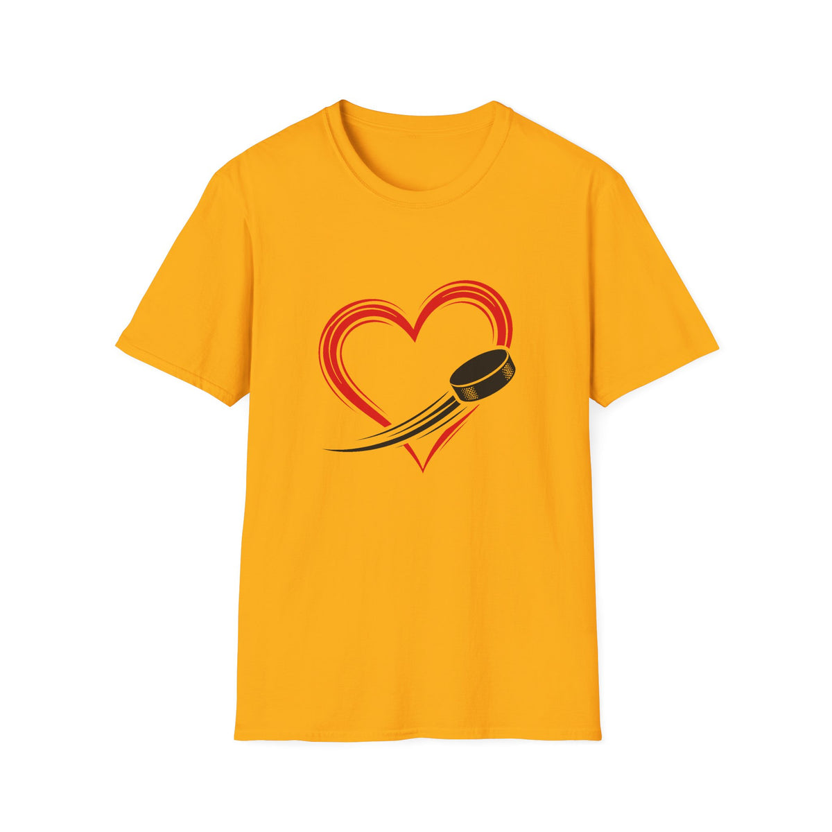 Heart Puck Hockey T-Shirt