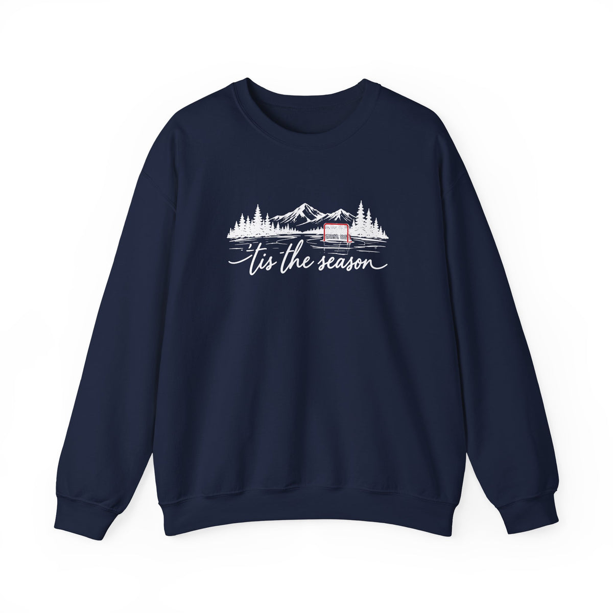 ’Tis the Season Pond Hockey Crewneck Sweatshirt
