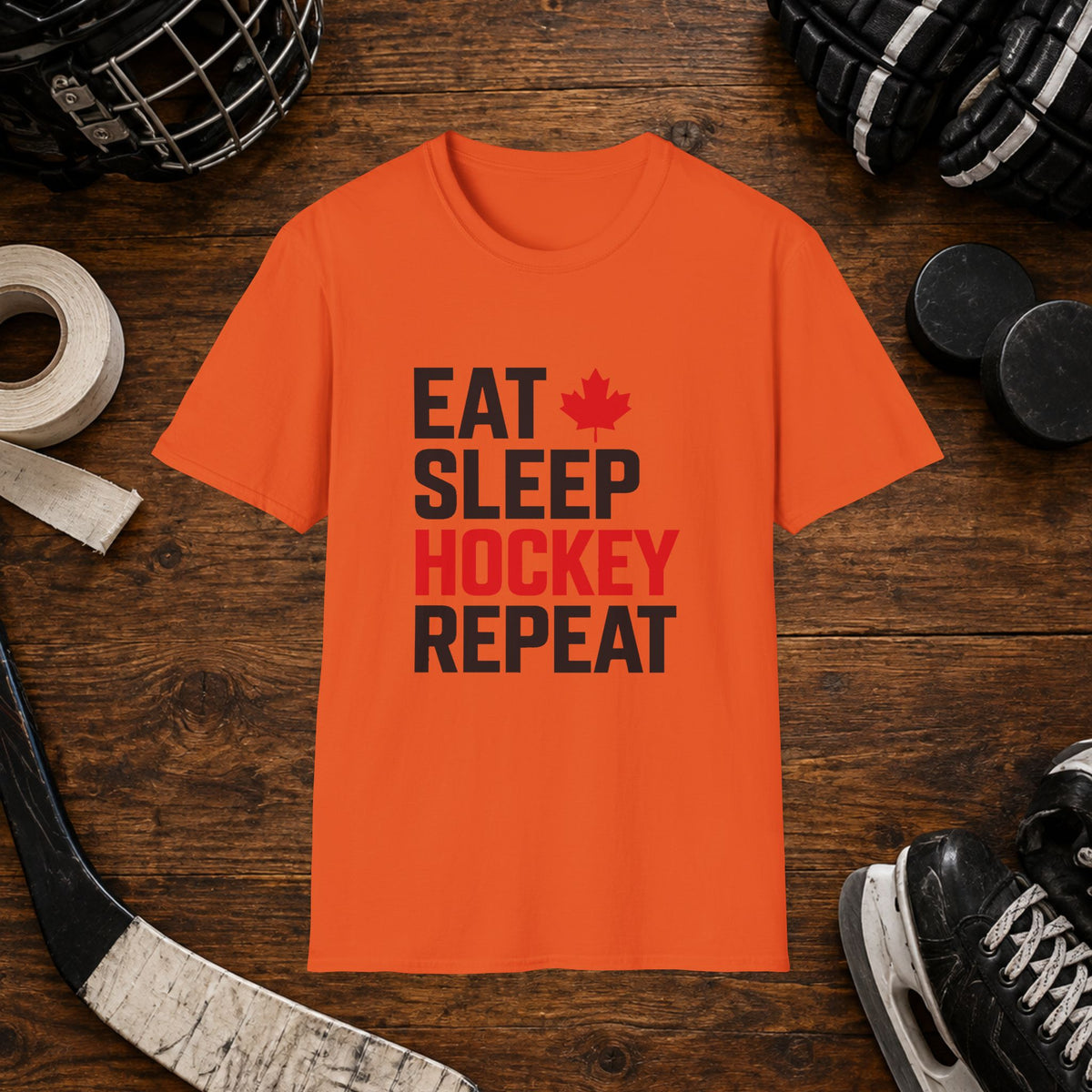 Eat Sleep Hockey Repeat T-Shirt