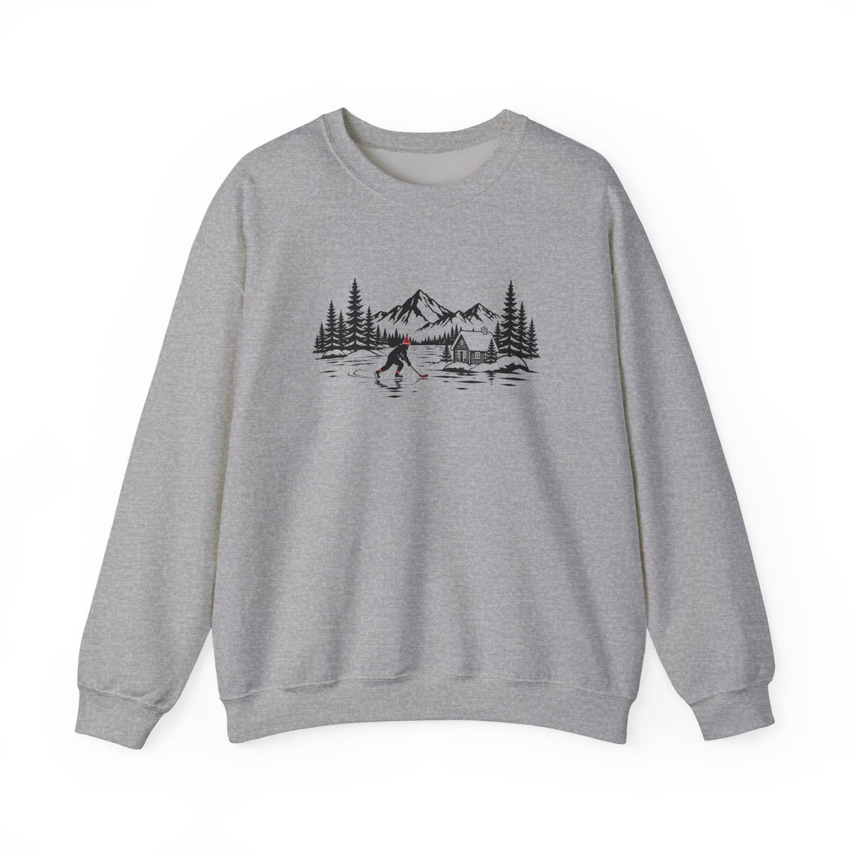 Pond Hockey Red Hat Sweatshirt