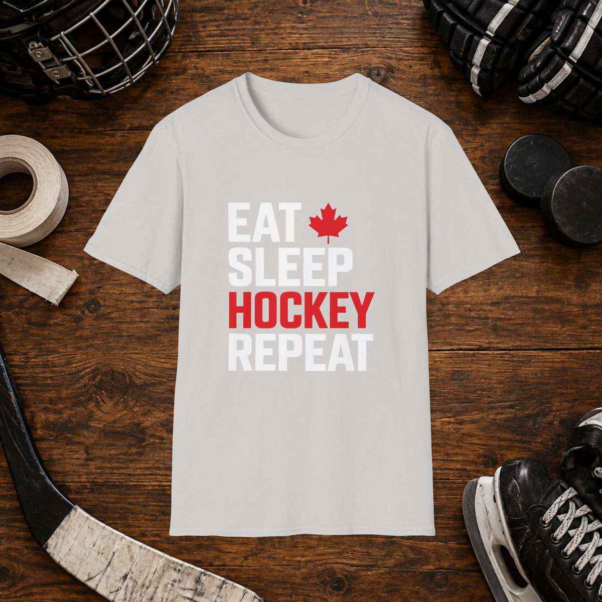 Eat Sleep Hockey Repeat T-Shirt