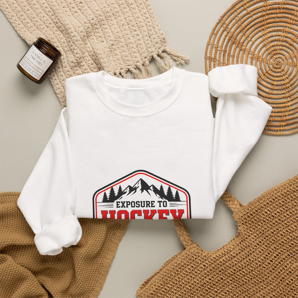 Hockey Happiness Crewneck Sweatshirt for Men