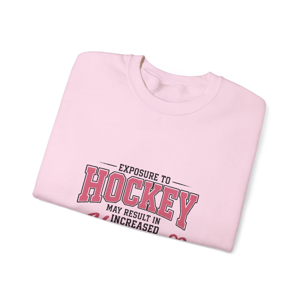 Hockey Happiness Crewneck Sweatshirt for Women