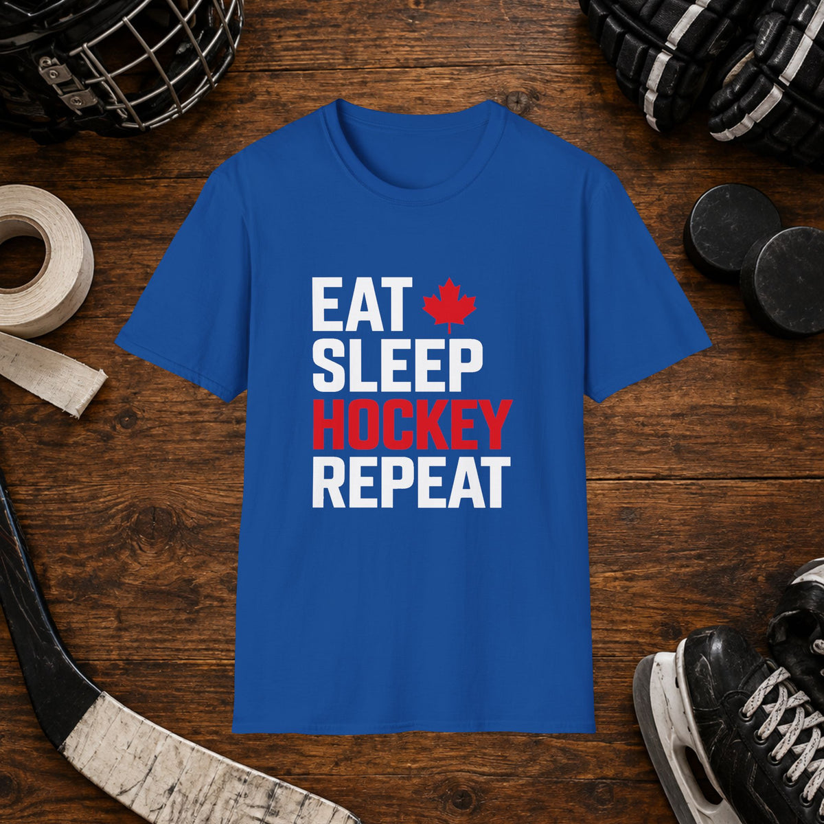 Eat Sleep Hockey Repeat T-Shirt