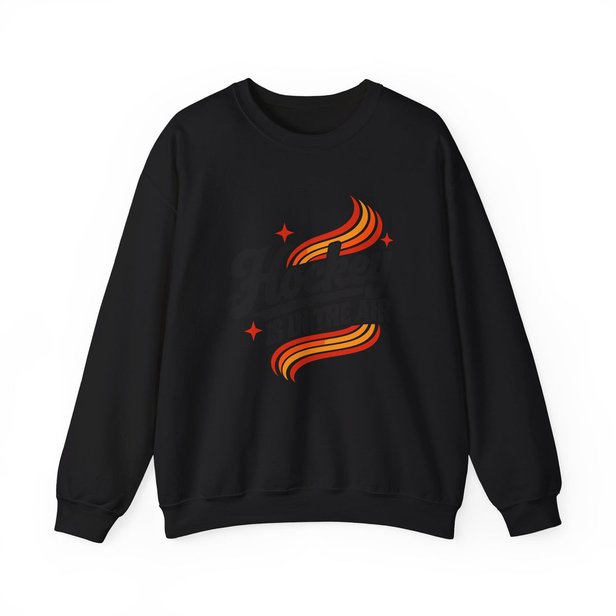 Hockey Is In The Air Retro Hockey Sweatshirt