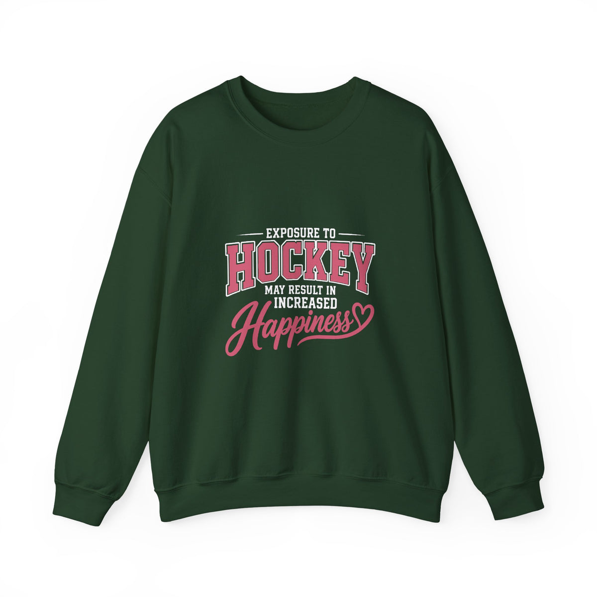 Hockey Happiness Crewneck Sweatshirt for Women