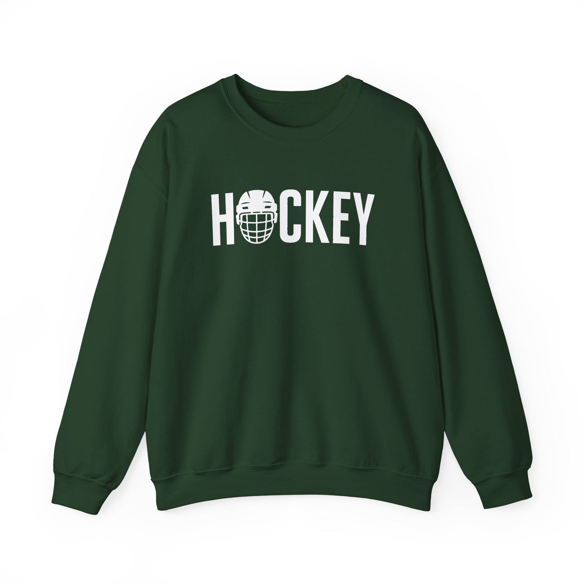 Hockey Helmet Crewneck Sweatshirt