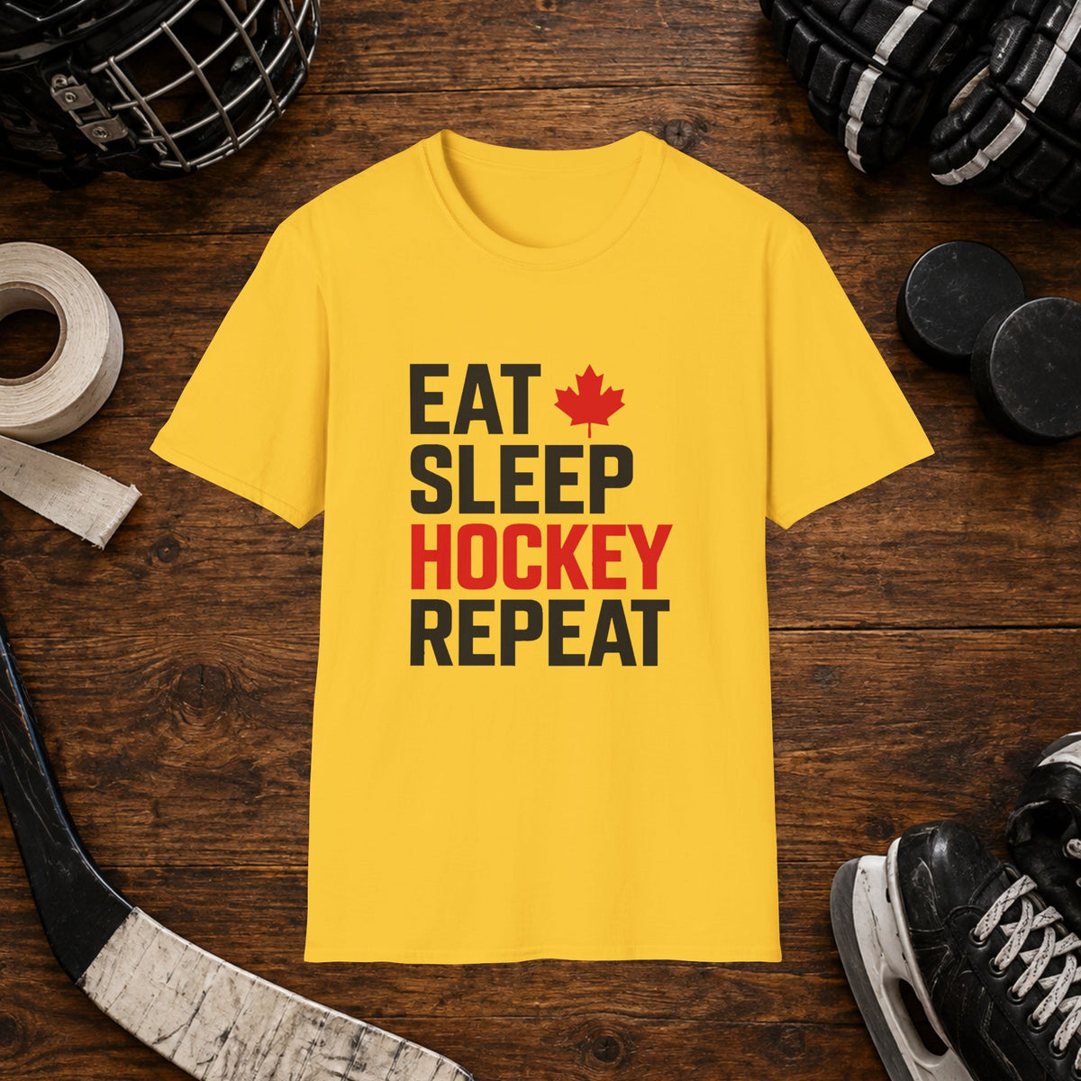 Eat Sleep Hockey Repeat T-Shirt