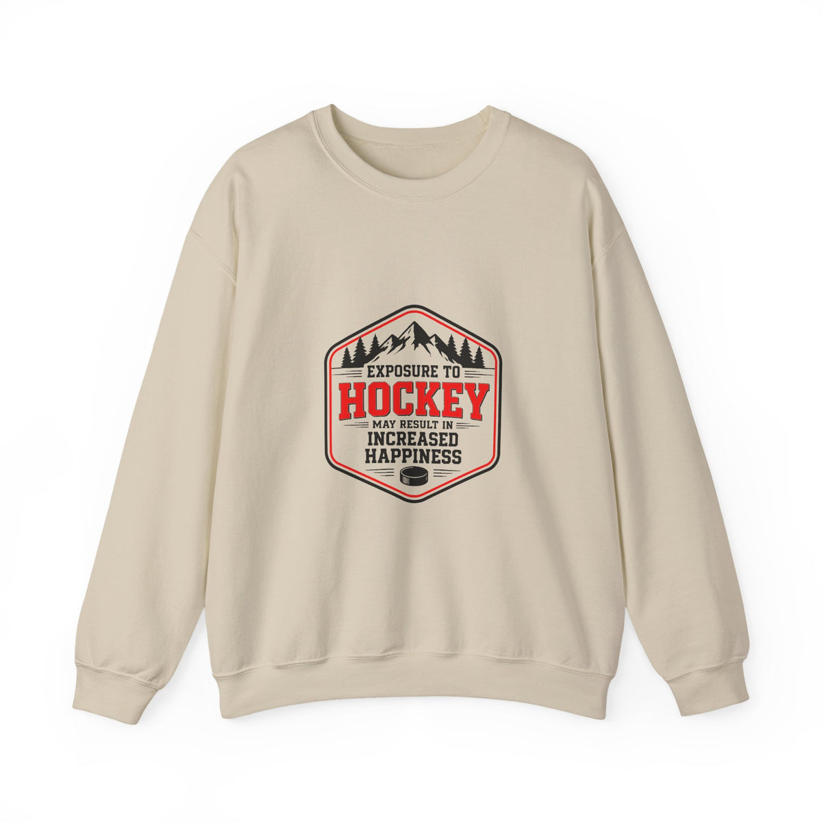 Hockey Happiness Crewneck Sweatshirt for Men