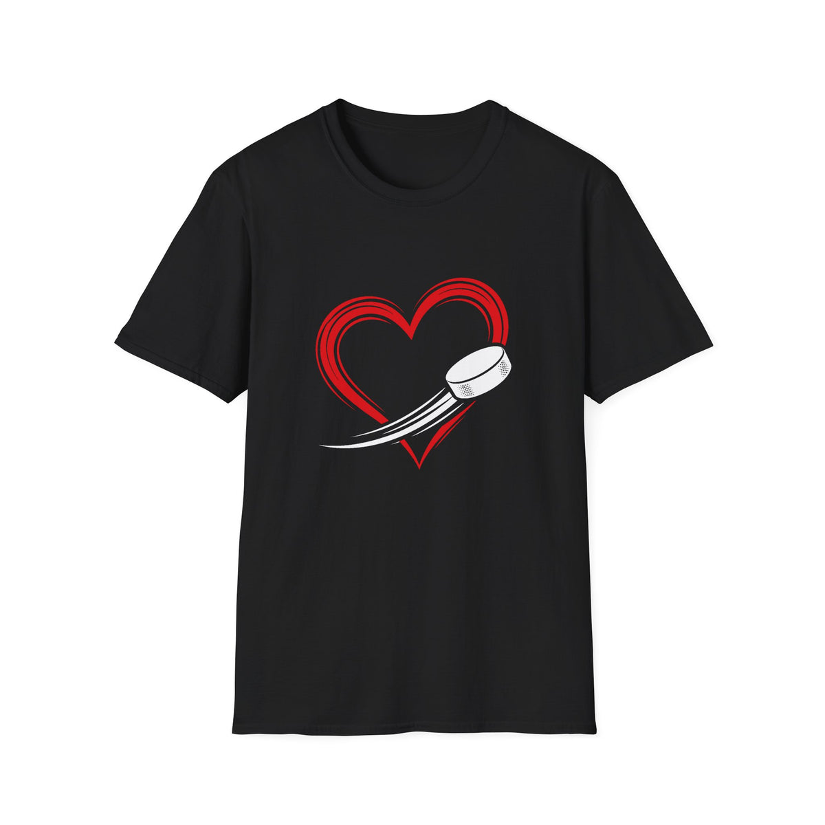 Heart Puck Hockey T-Shirt