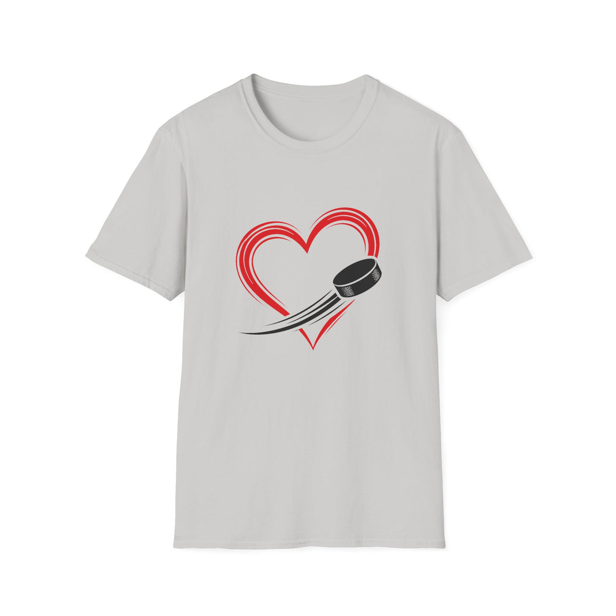 Heart Puck Hockey T-Shirt