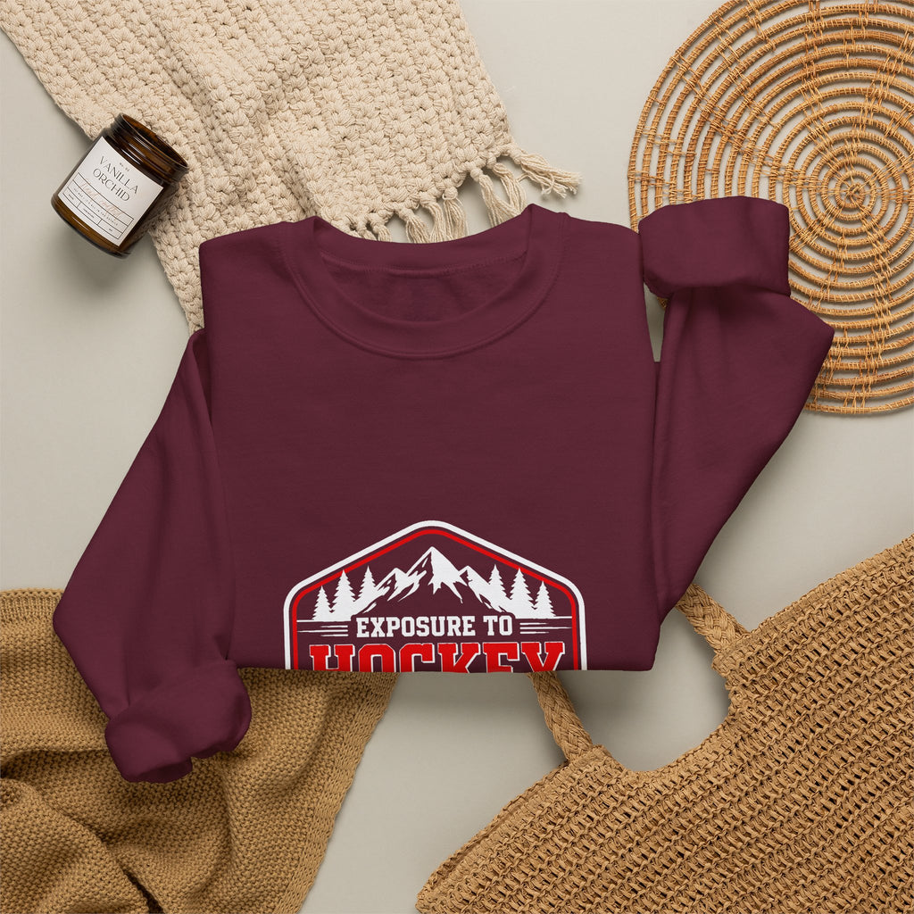 Hockey Happiness Crewneck Sweatshirt for Men