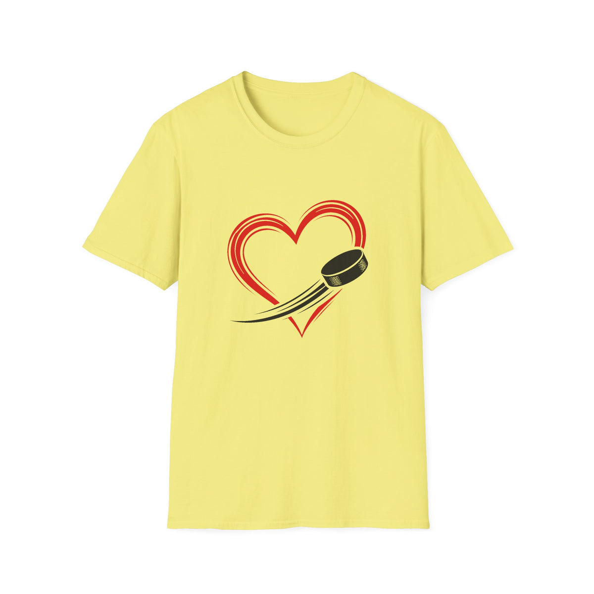 Heart Puck Hockey T-Shirt