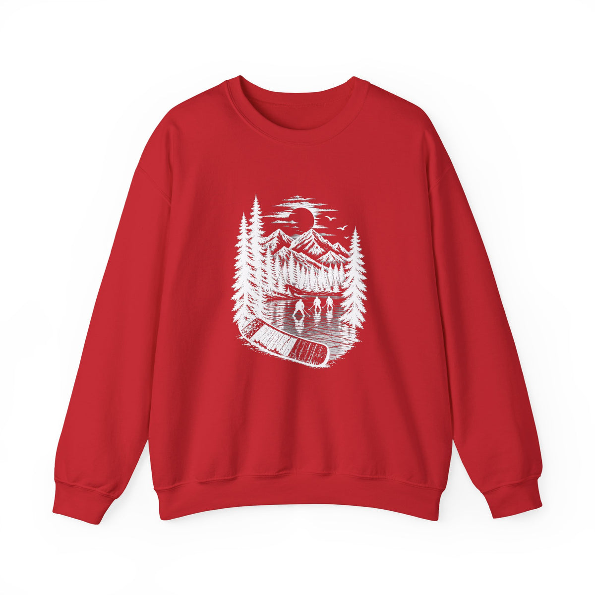 Stick Outdoors Pond Hockey Crewneck Sweatshirt