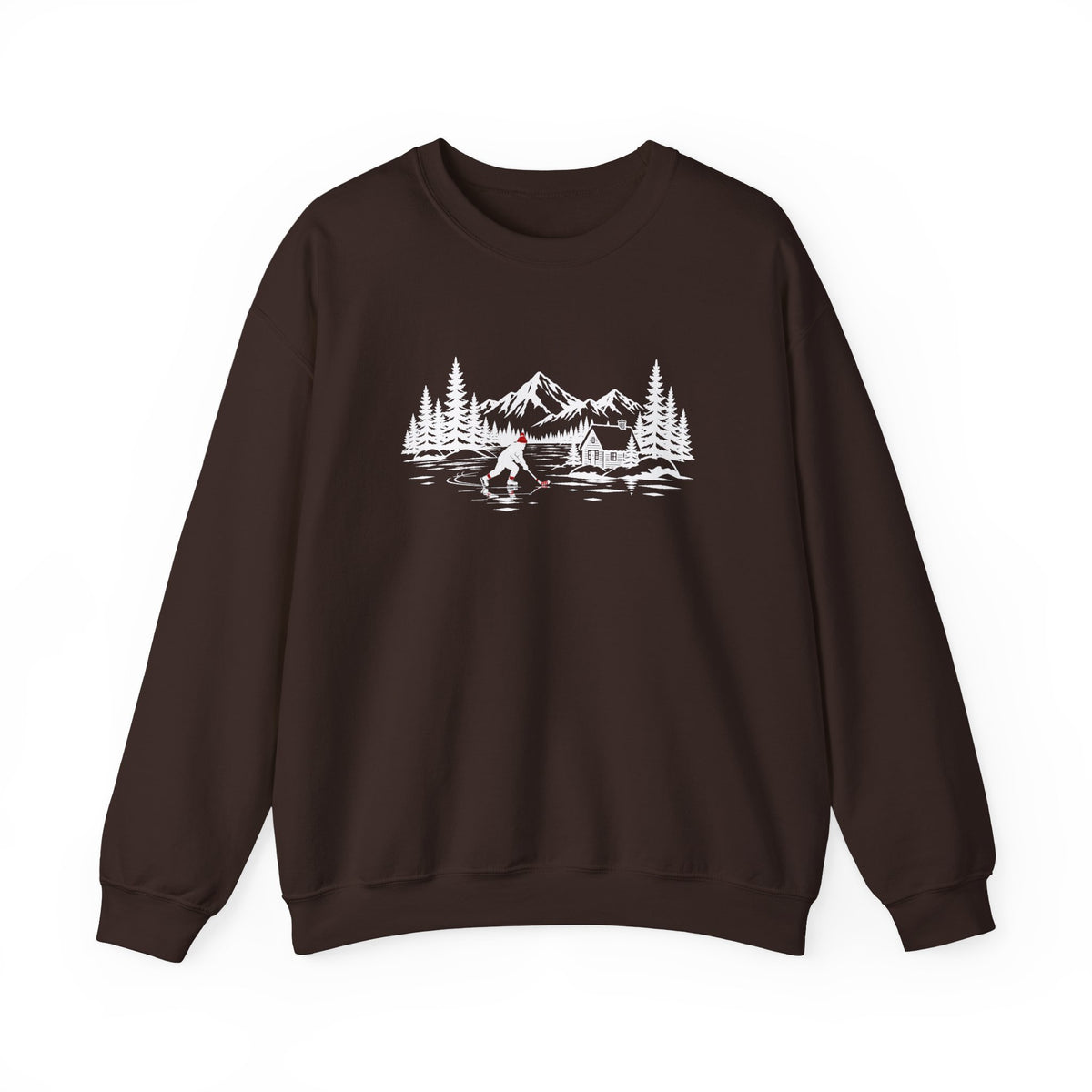 Pond Hockey Red Hat Sweatshirt
