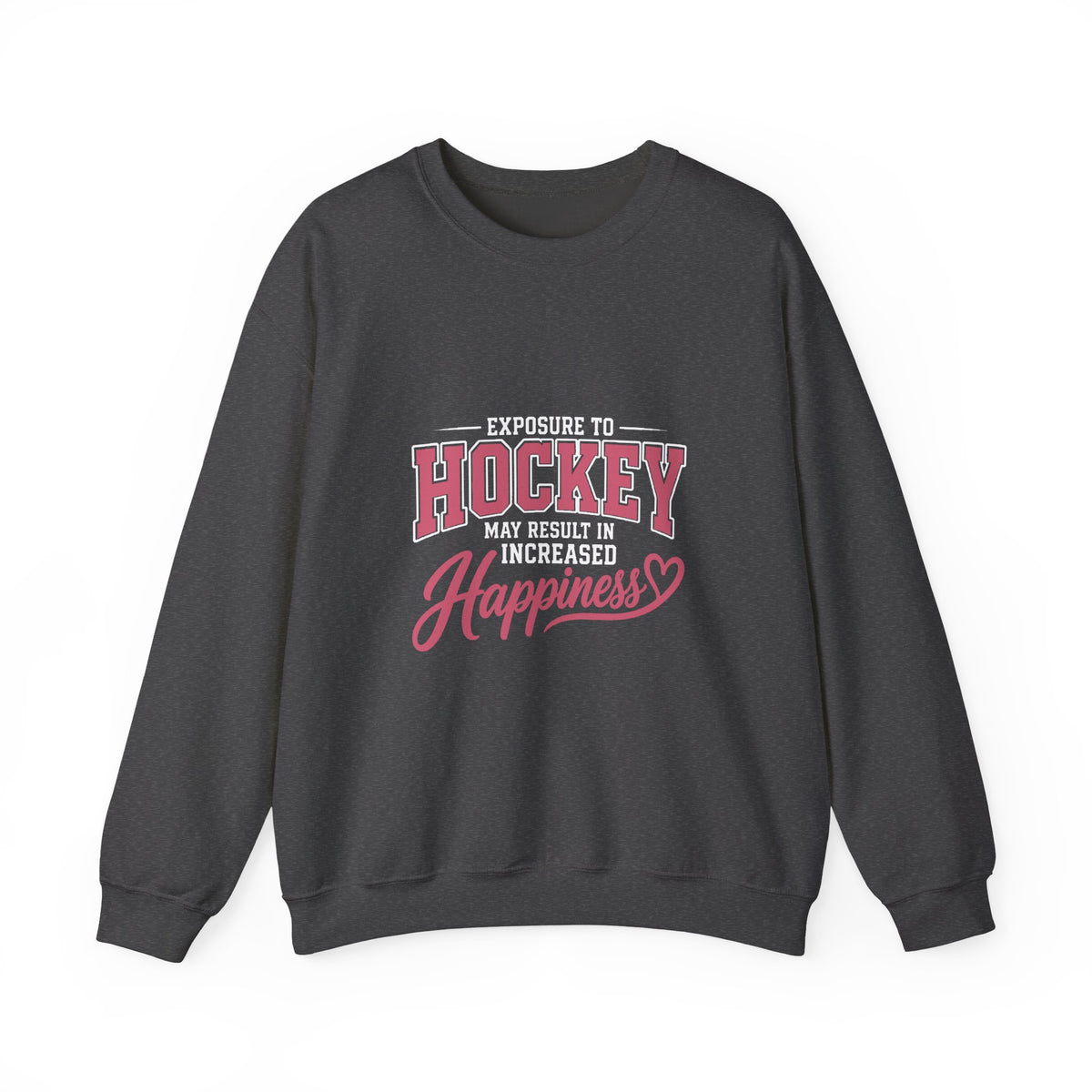 Hockey Happiness Crewneck Sweatshirt for Women
