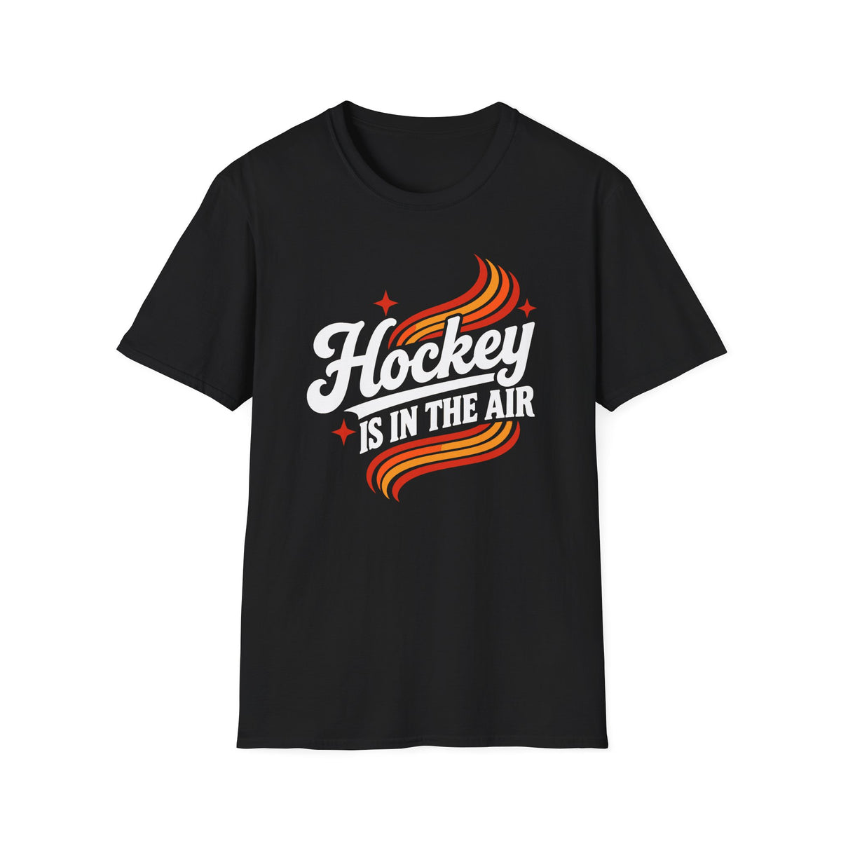 Hockey Is In The Air Retro Hockey T-Shirt