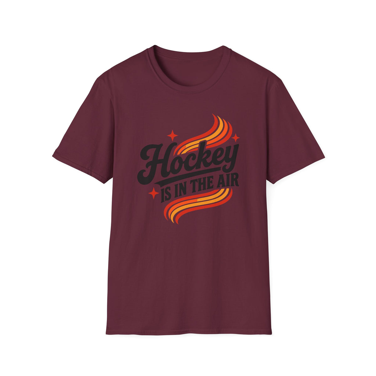 Hockey Is In The Air Retro Hockey T-Shirt