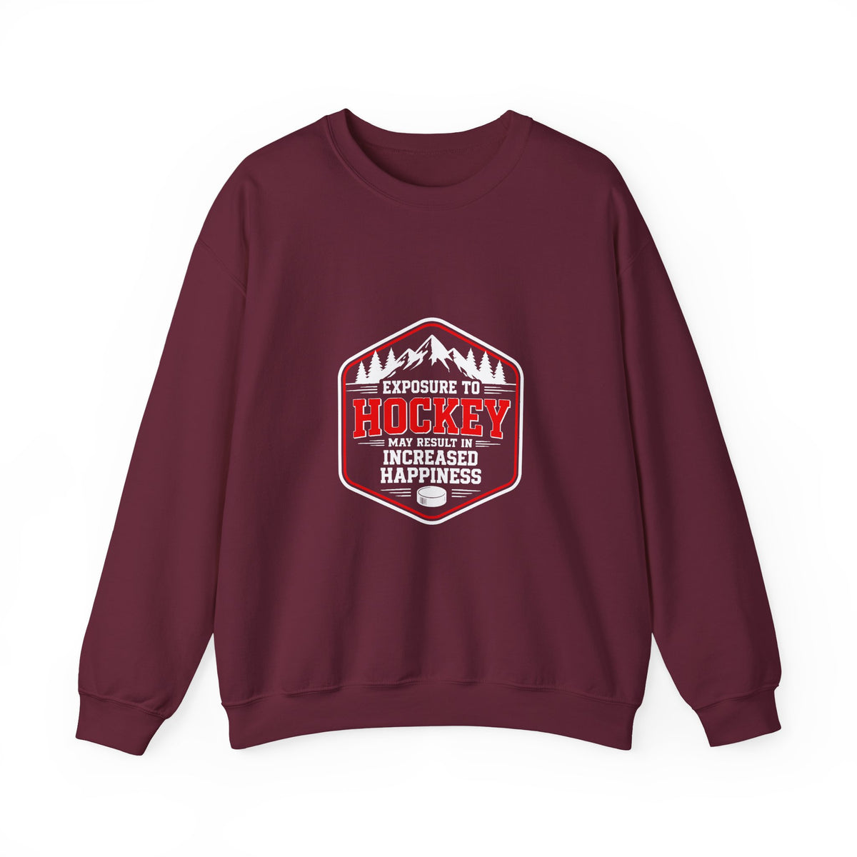 Hockey Happiness Crewneck Sweatshirt for Men