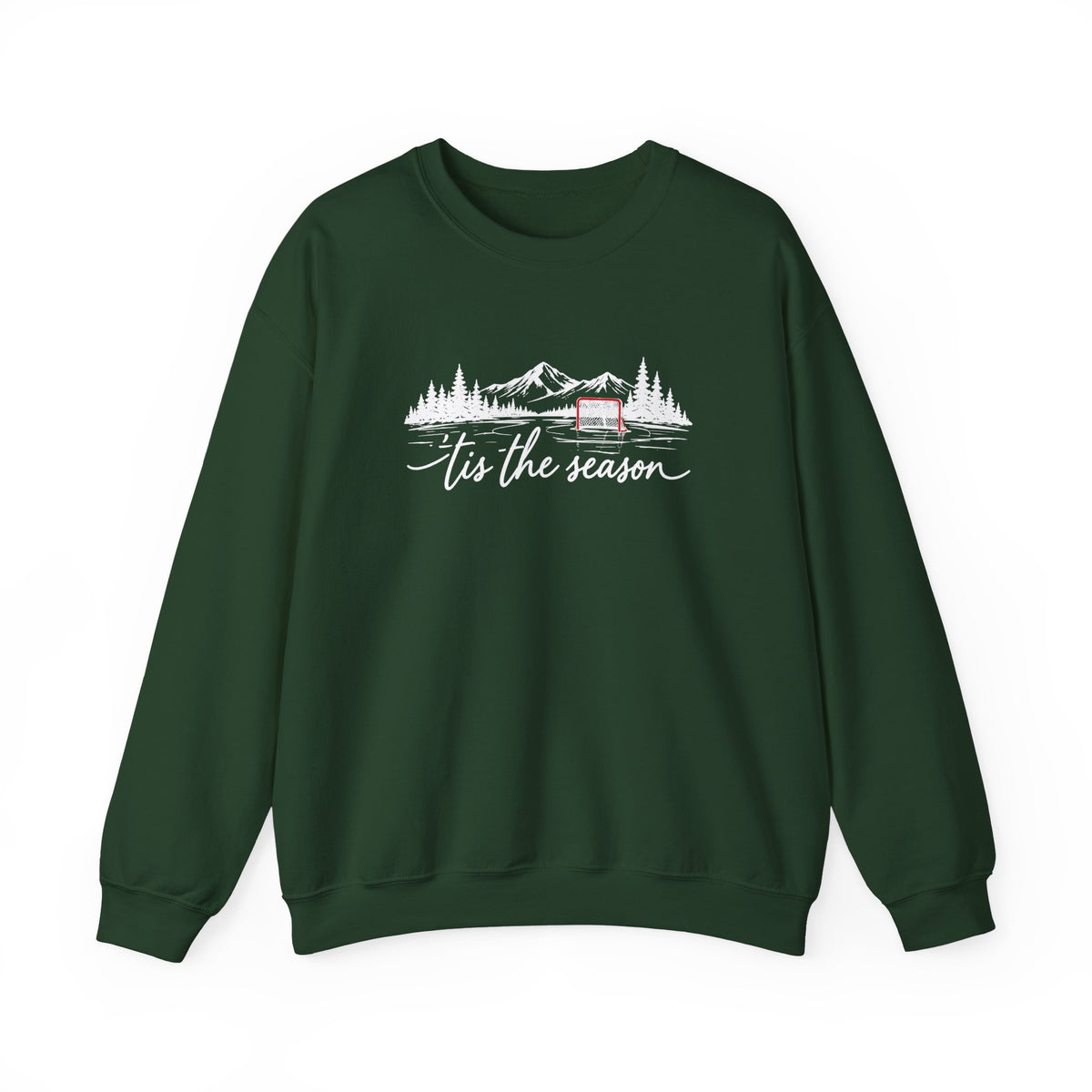 ’Tis the Season Pond Hockey Crewneck Sweatshirt