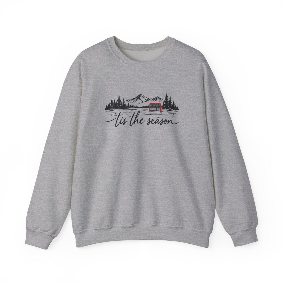 ’Tis the Season Pond Hockey Crewneck Sweatshirt