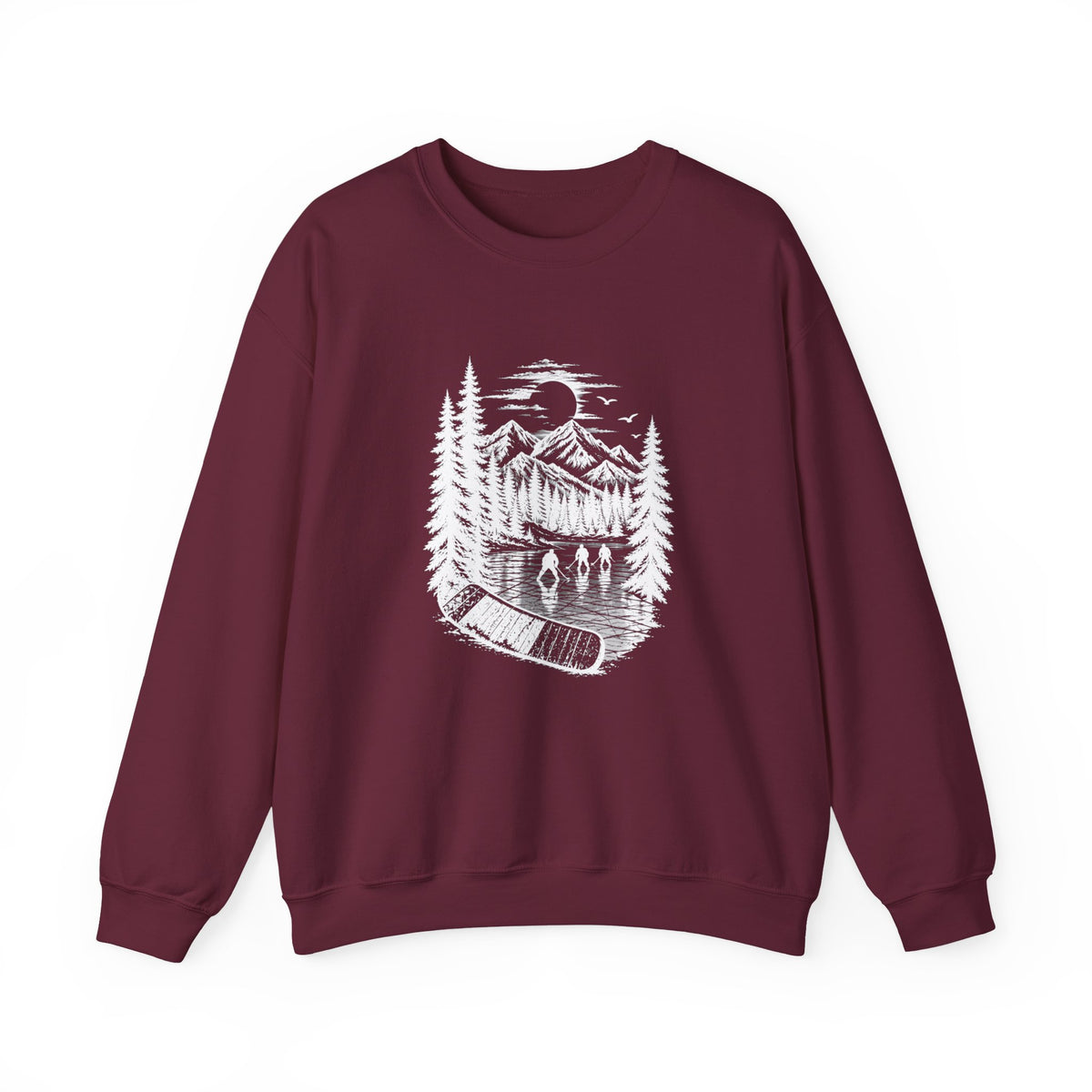 Stick Outdoors Pond Hockey Crewneck Sweatshirt