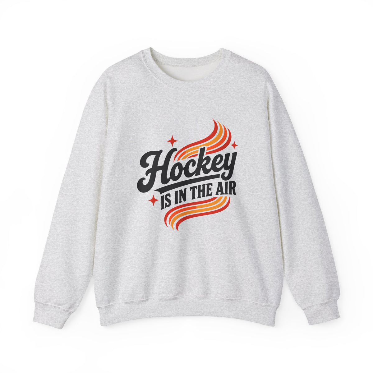 Hockey Is In The Air Retro Hockey Sweatshirt