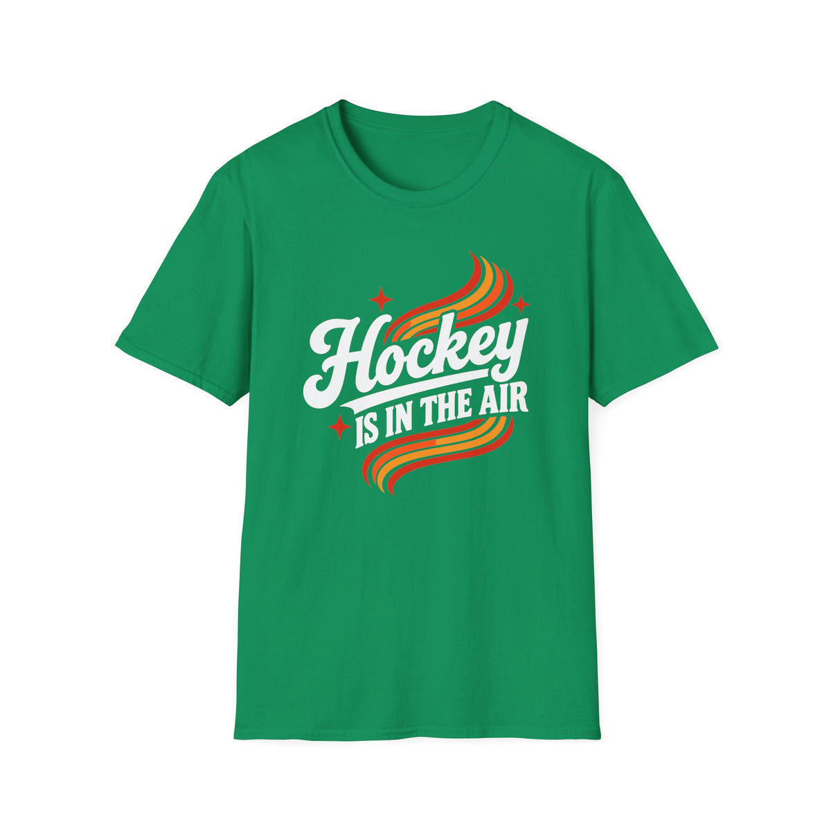 Hockey Is In The Air Retro Hockey T-Shirt