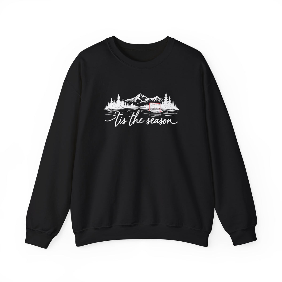 ’Tis the Season Pond Hockey Crewneck Sweatshirt