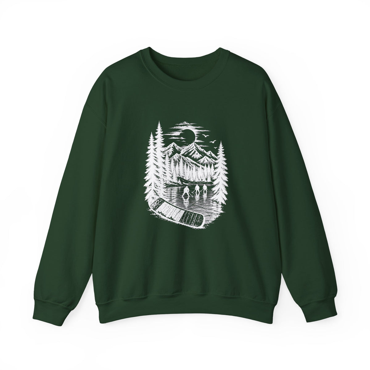 Stick Outdoors Pond Hockey Crewneck Sweatshirt