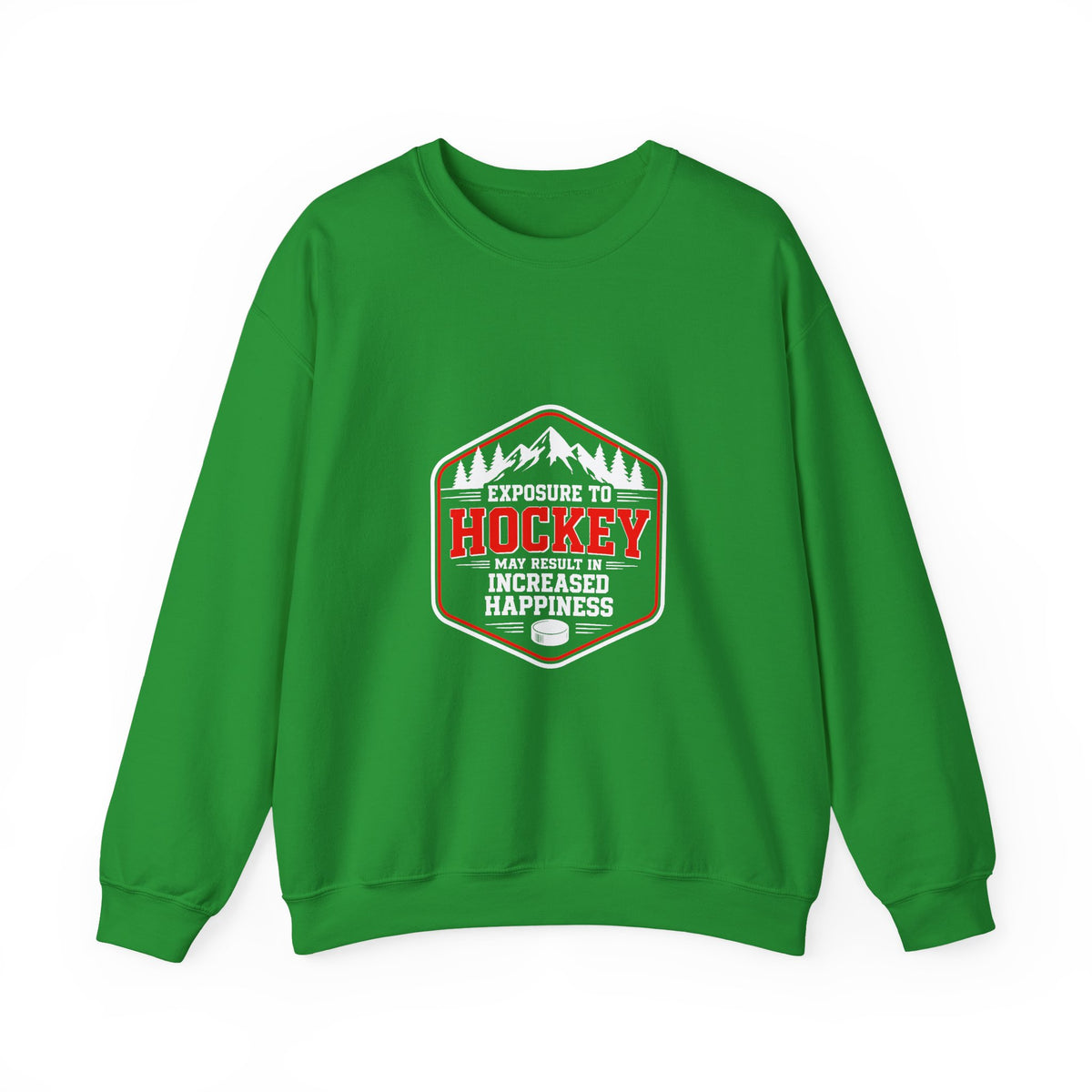 Hockey Happiness Crewneck Sweatshirt for Men