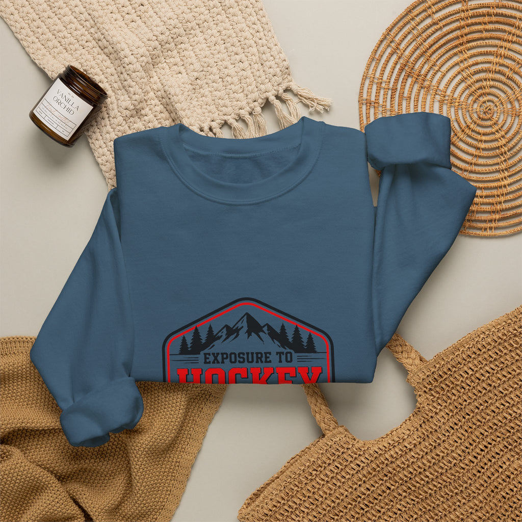 Hockey Happiness Crewneck Sweatshirt for Men