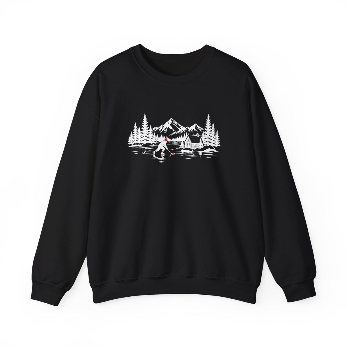 Pond Hockey Red Hat Sweatshirt