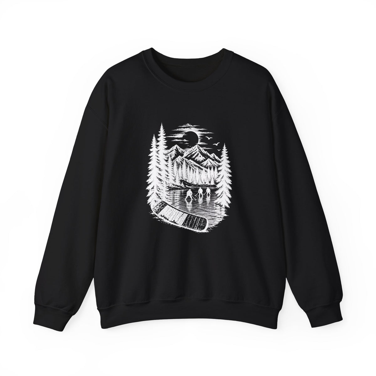 Stick Outdoors Pond Hockey Crewneck Sweatshirt