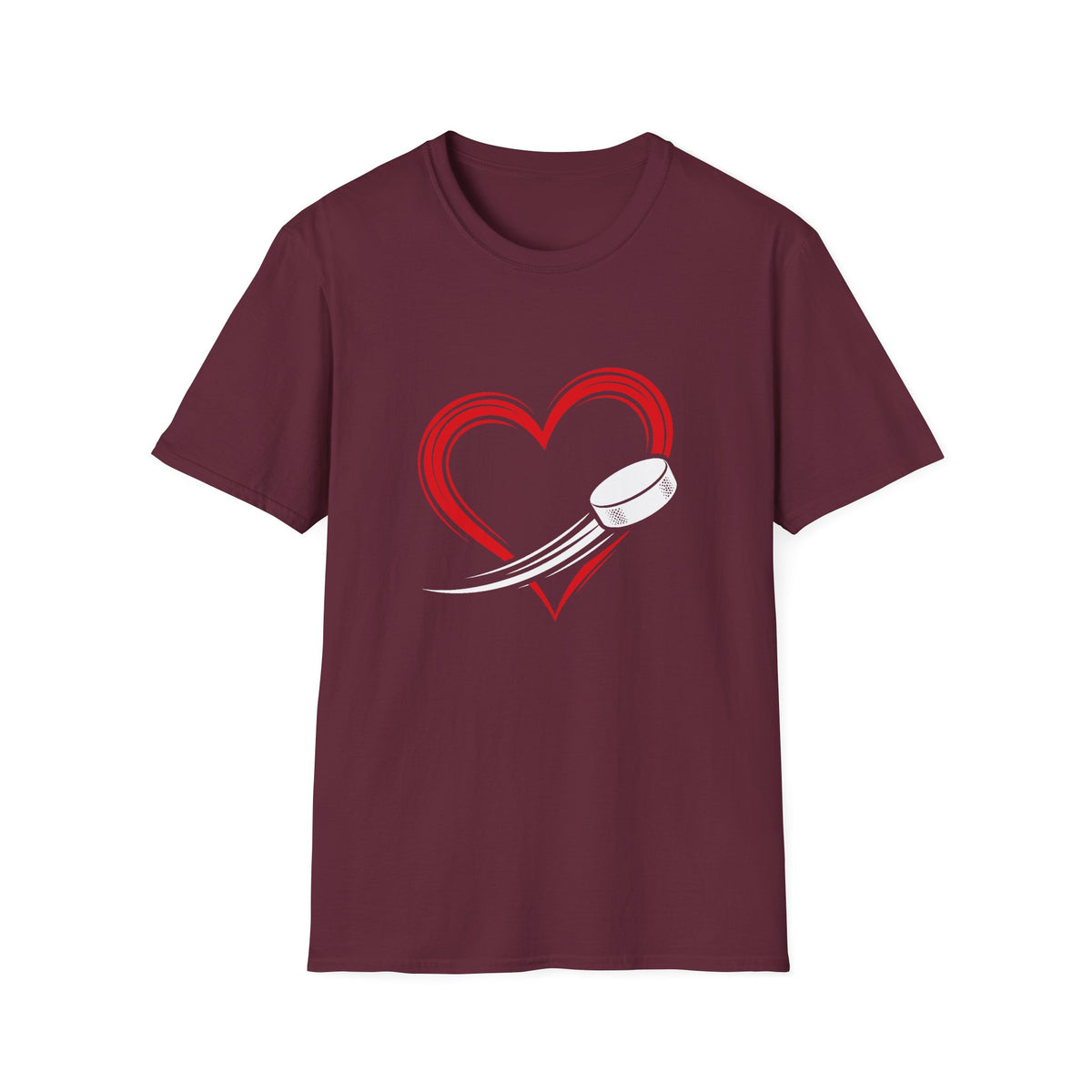 Heart Puck Hockey T-Shirt