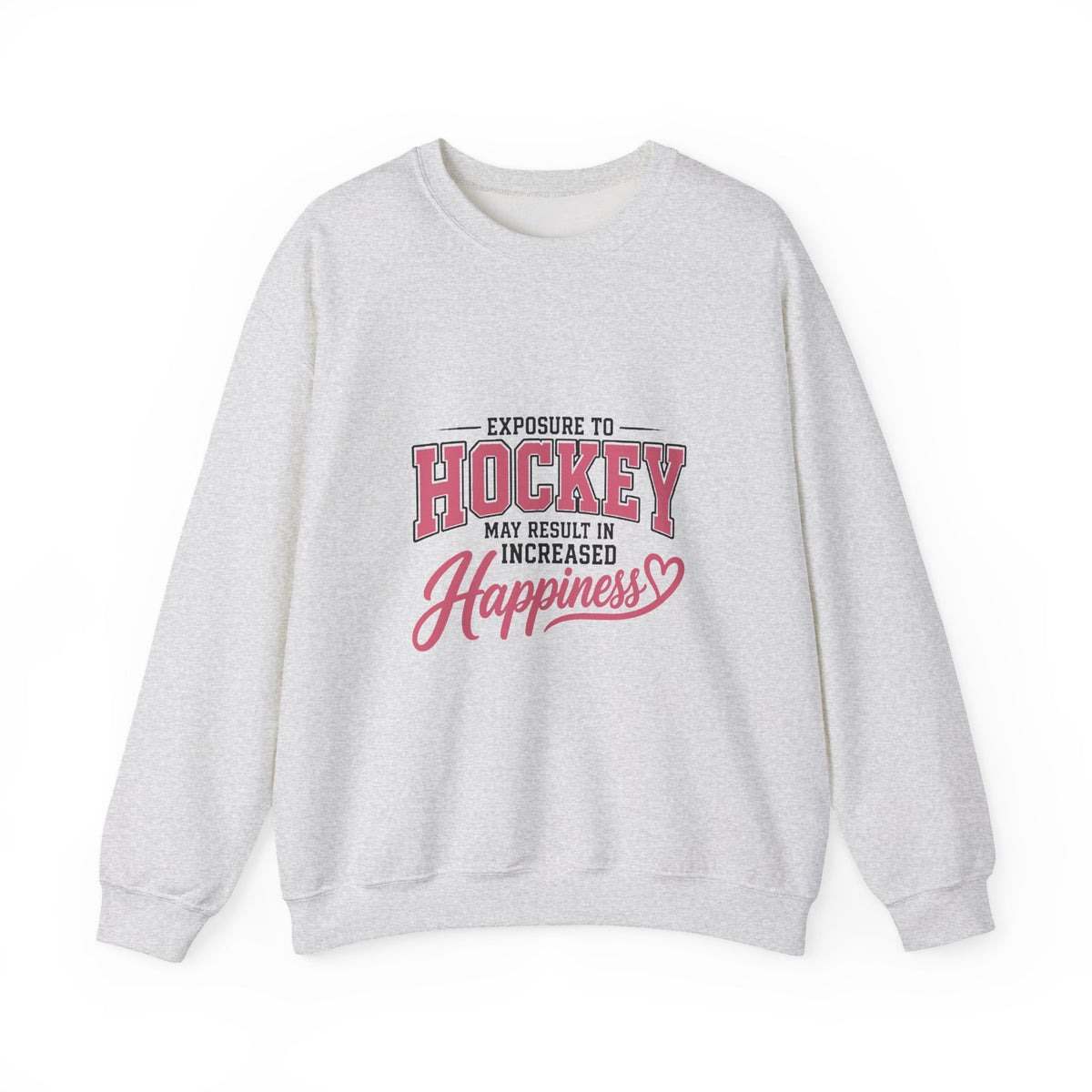 Hockey Happiness Crewneck Sweatshirt for Women