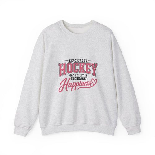 Hockey Happiness Crewneck Sweatshirt for Women
