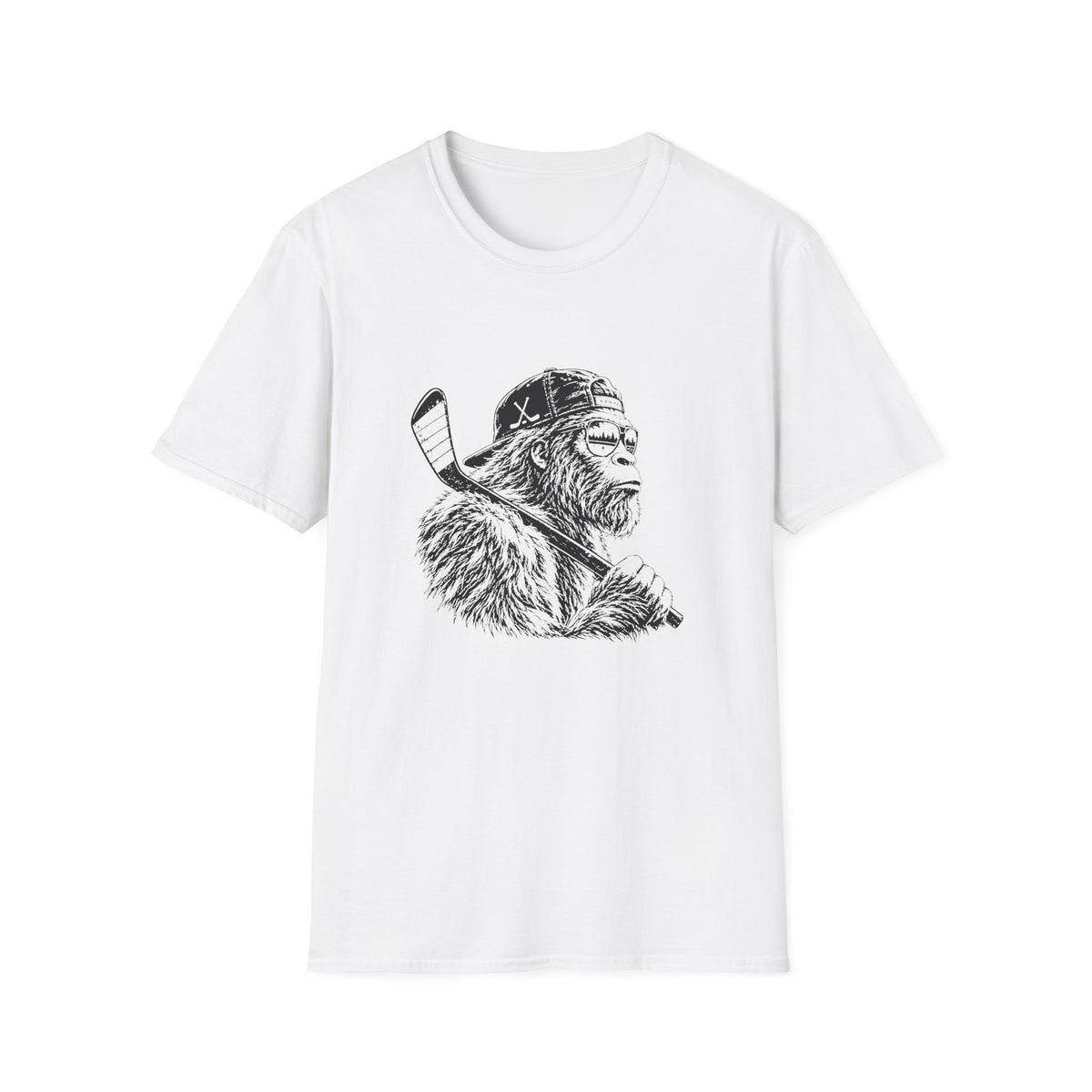Bigfoot Hockey T-Shirt | Sasquatch Graphic Tee