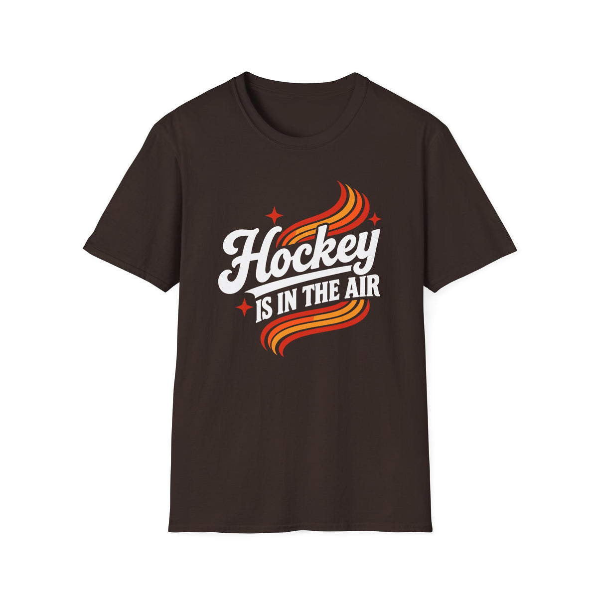 Hockey Is In The Air Retro Hockey T-Shirt