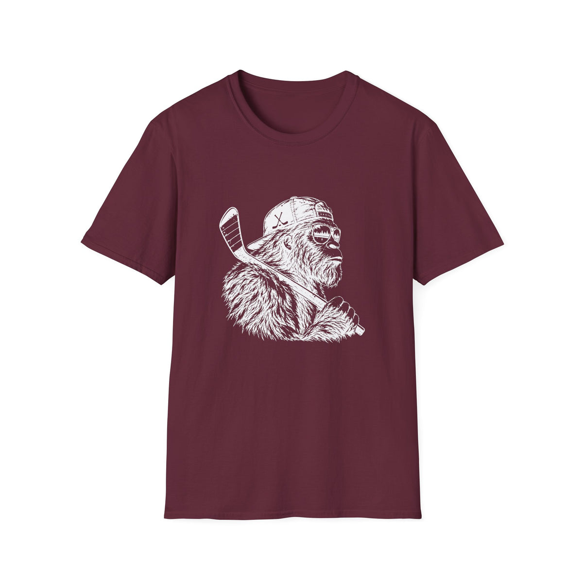 Bigfoot Hockey T-Shirt | Sasquatch Graphic Tee