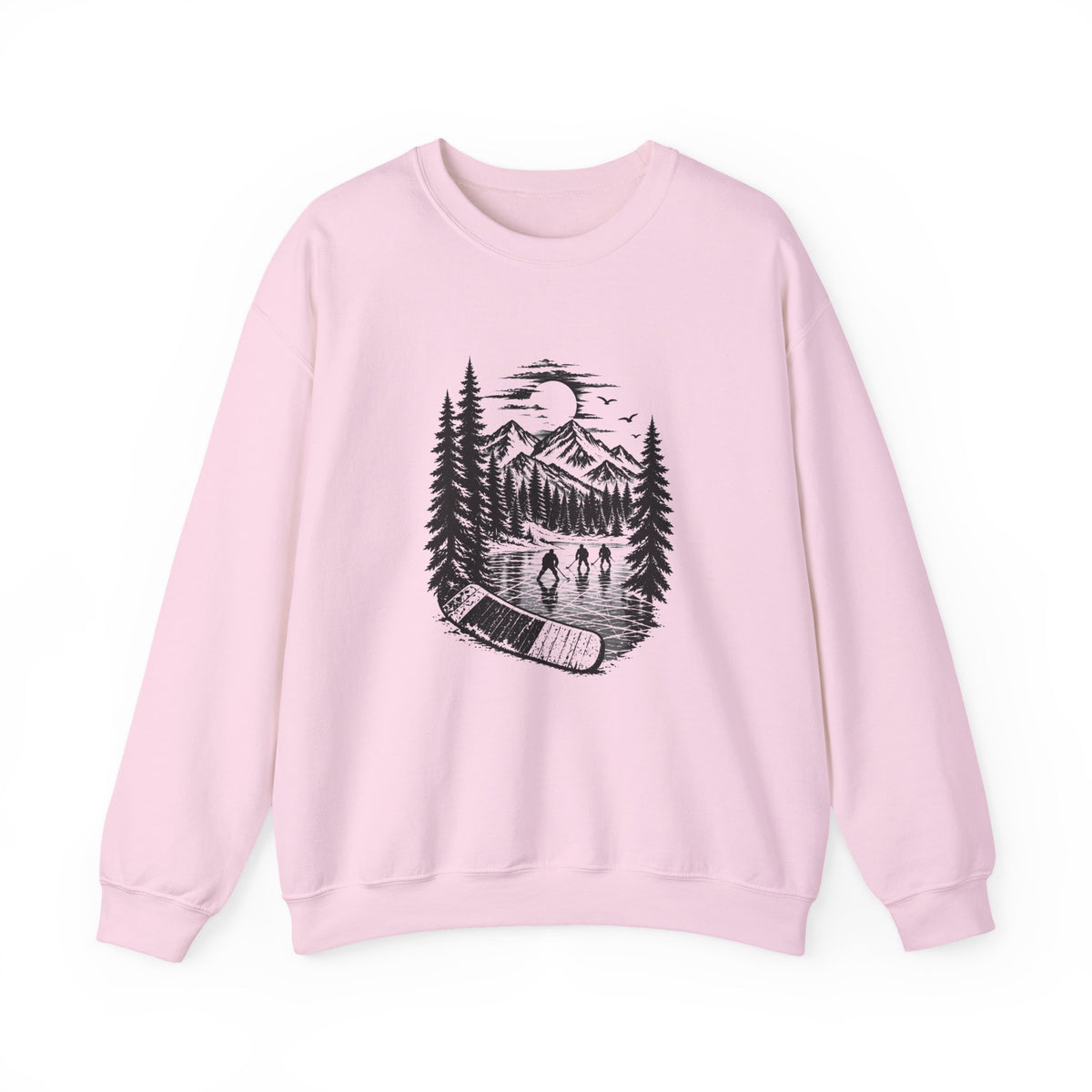 Stick Outdoors Pond Hockey Crewneck Sweatshirt