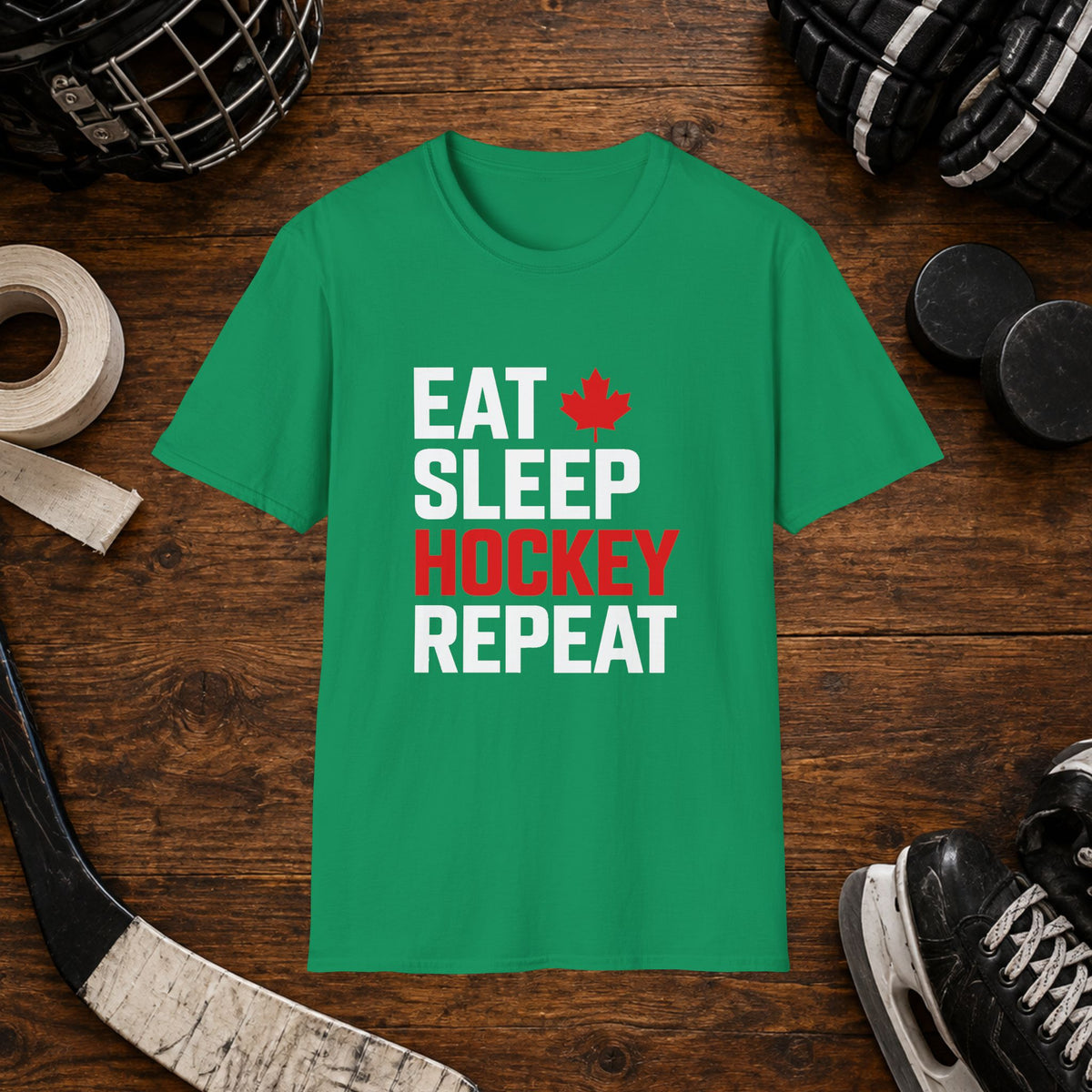 Eat Sleep Hockey Repeat T-Shirt