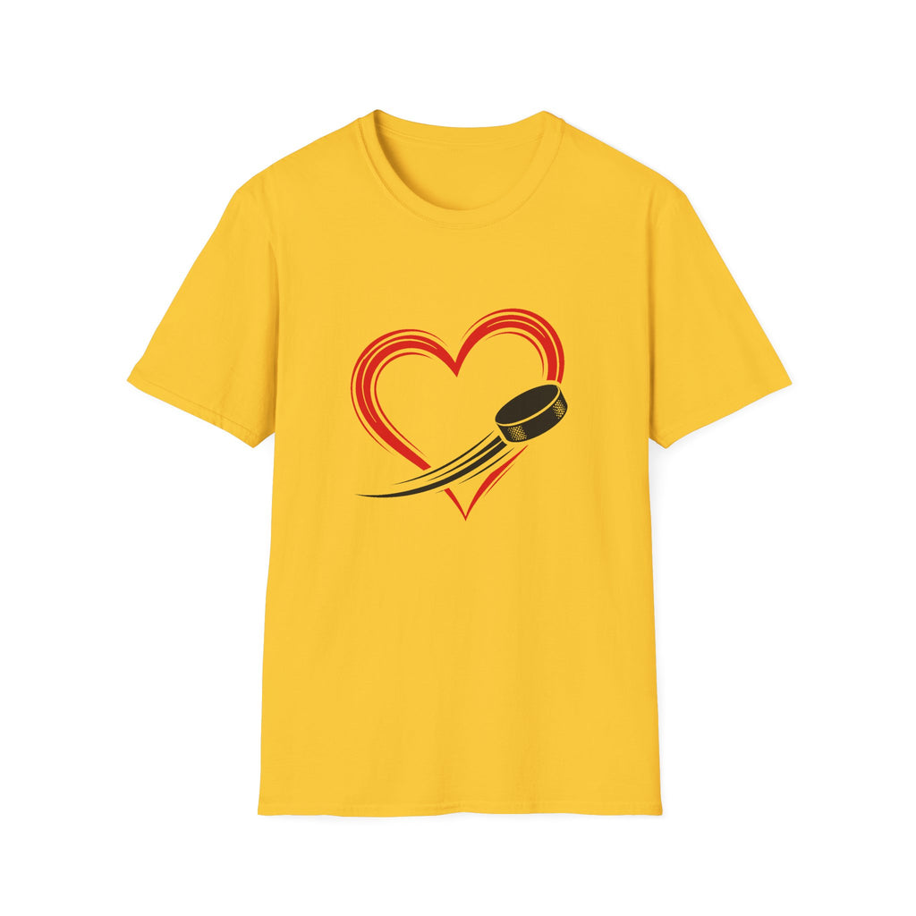 Heart Puck Hockey T-Shirt