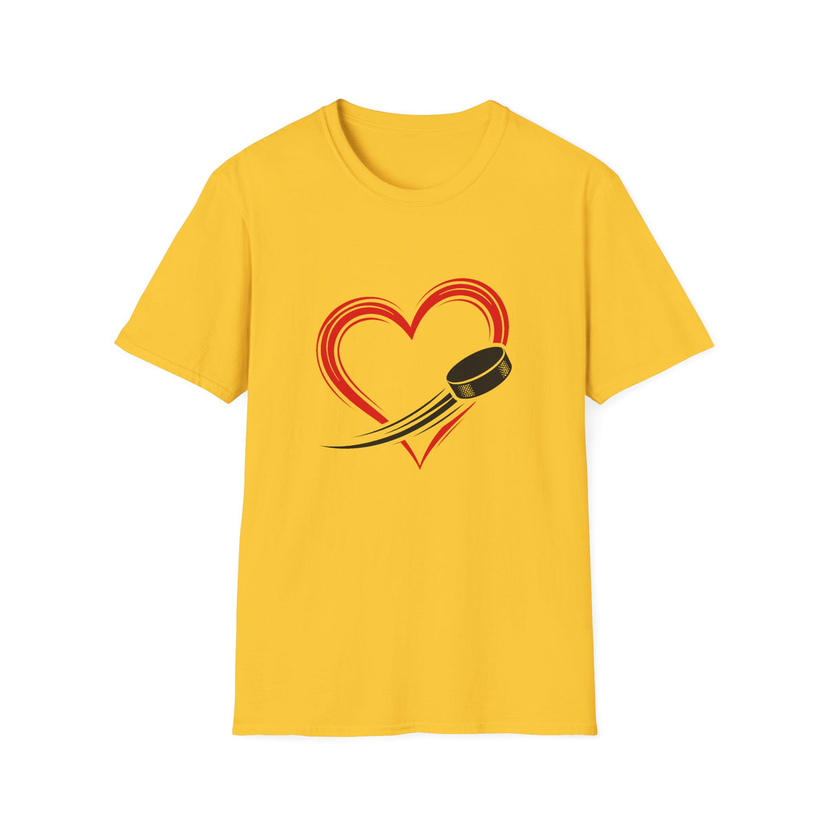 Heart Puck Hockey T-Shirt
